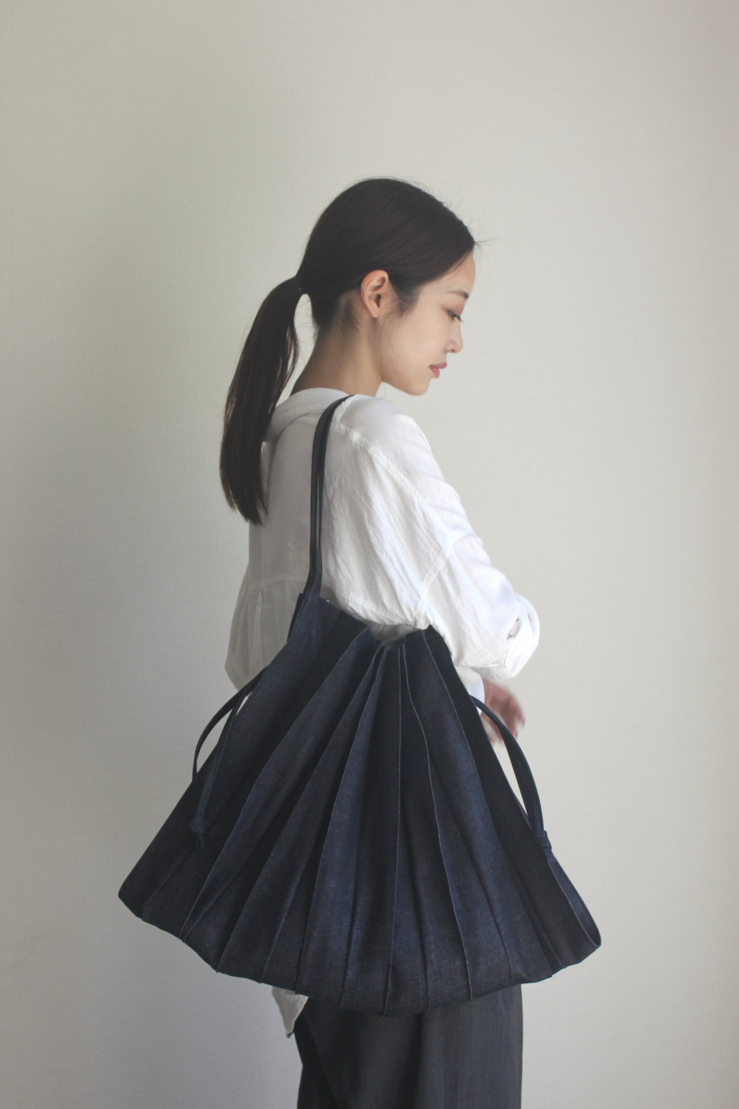 [pleats]トートバッグ L